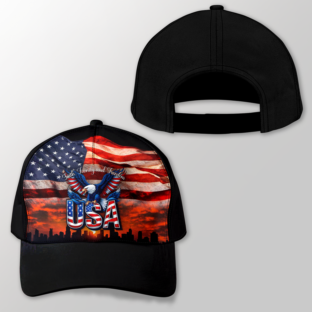 Faith Family Freedom Classic Cap USA 250th Anniversary Cap CH07 895572