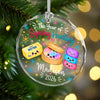 Personalized Squishy Hunting Christmas Glass Ornament Funny 2026 Holiday Keepsake LM32 670145