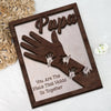 Daddy We Will Always Reach For You 2-Layered Wooden Plaque With Stand LM32 893605