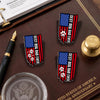 Best Dog Dad Ever Paw American Flag Acrylic Pin TH10 169383