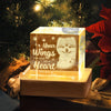 Custom Photo Dog Memorial Engraved Crystal Photo With Light TH10 898177