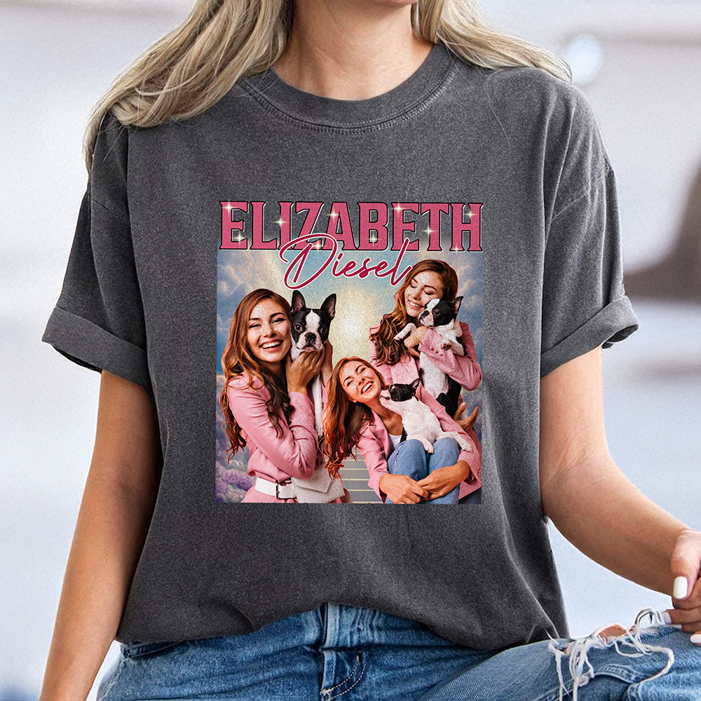 Custom Face Portrait Photo Vintage Style Comfort Shirt HO82 894878