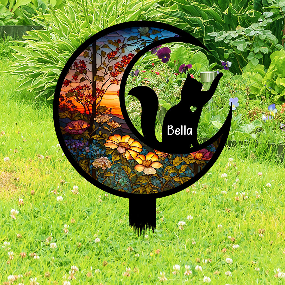 Lost The Cat Memorial Garden Stake TH10 892841