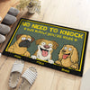 No Need To Knock - Dog Personalized Home Decor Decorative Mat, Doormat HA75 892136
