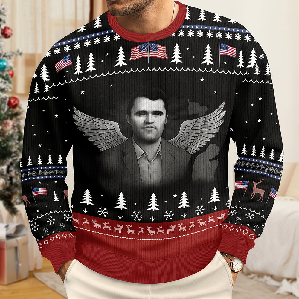 In Love Memory Charlie Kirk Ugly Christmas Sweater HO82 900322