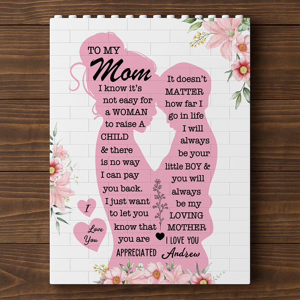 Custom Name To My Mom Gifts from Daughter Building Block HO82 901456