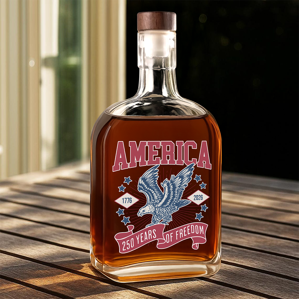 America 1776 - 2026 250 Years Of Freedom Whiskey Bottle HA75 897020