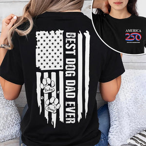 Custom Name USA Semiquincentennial America 250 Back & Front Shirt LM32 895301