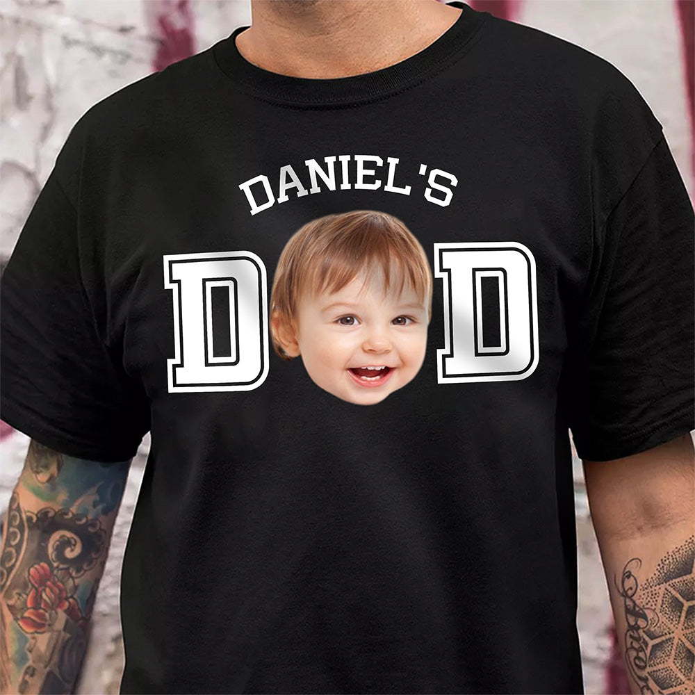 Custom Kid Photo Dad, Mom Shirt Christmas Gift HA75 892952