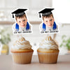 Custom Photo Look Who's Graduating Cupcake Toppers LM32 897703