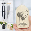 Pesonalized May The Winds Of Heaven Blow Sofly Memorial Wind Chimes LM32 893677
