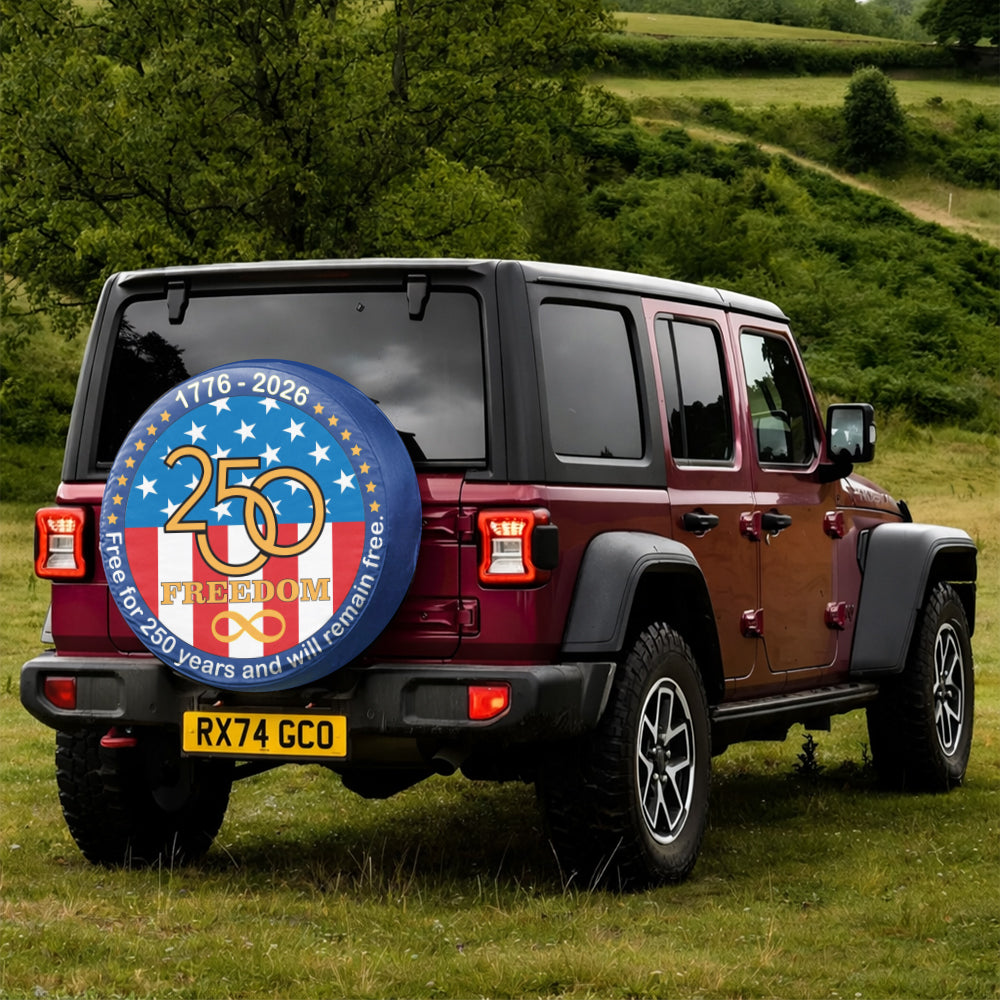 250th Anniversary 1776 - 2026 Patriotic Tire Cover HA75 898960