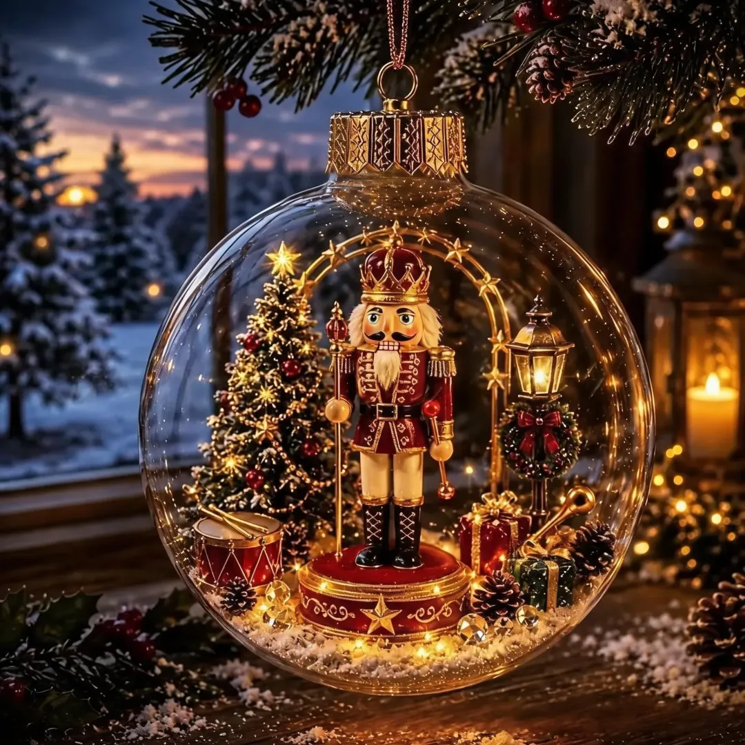 Glowing Christmas Diorama Ornament Home Decor TH10 171181