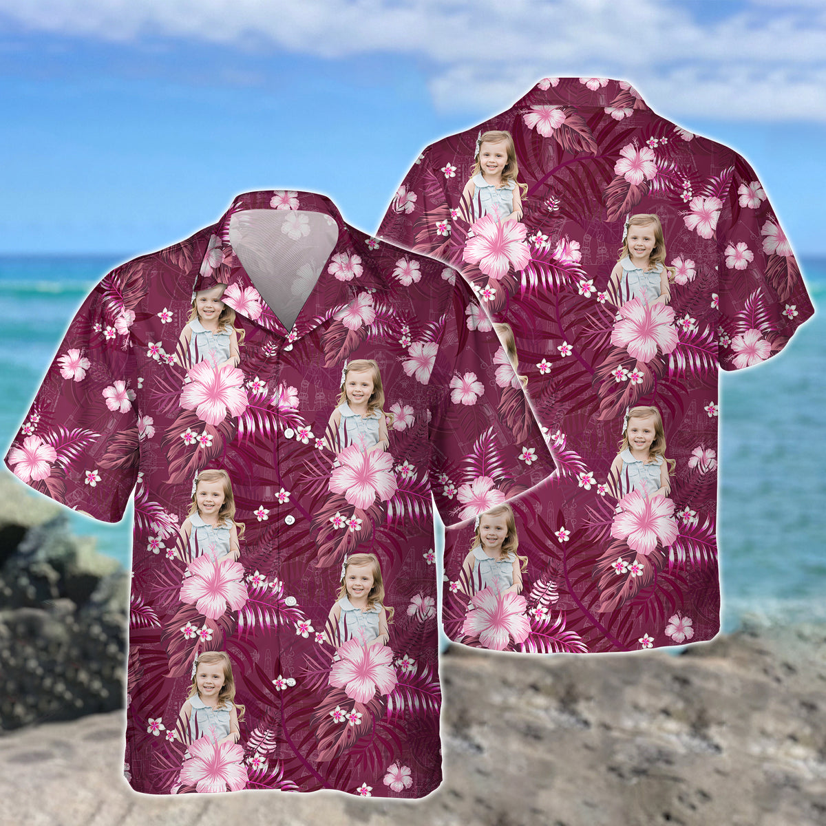 Custom Photo Summer Hawaiian Shirt Perfect For Vacations & Gifts LM32 893749