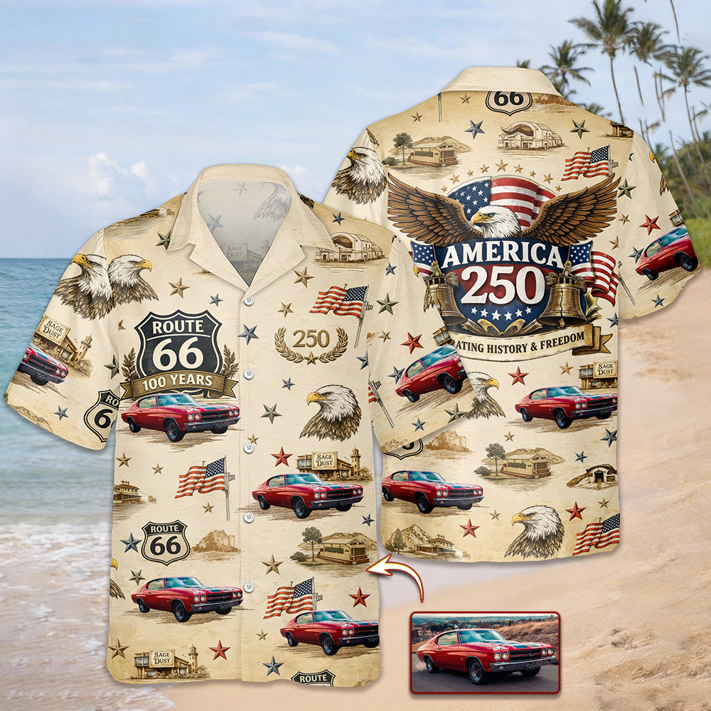 Celebrating Route 66 100 Years - America 250th Anniversary Hawaii Shirt CH07 910574