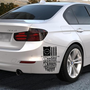 It Doesn't Need to be Rewritten America Car Decal Sticker TH10 896761