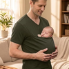 Hands-Free Baby Carrier Shirt For Mom And Dad TH10 171227