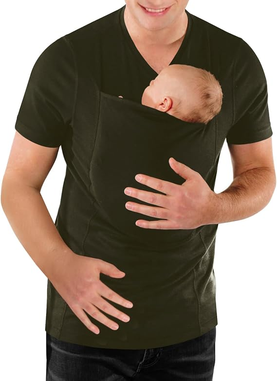 Hands-Free Baby Carrier Shirt For Mom And Dad TH10 171227