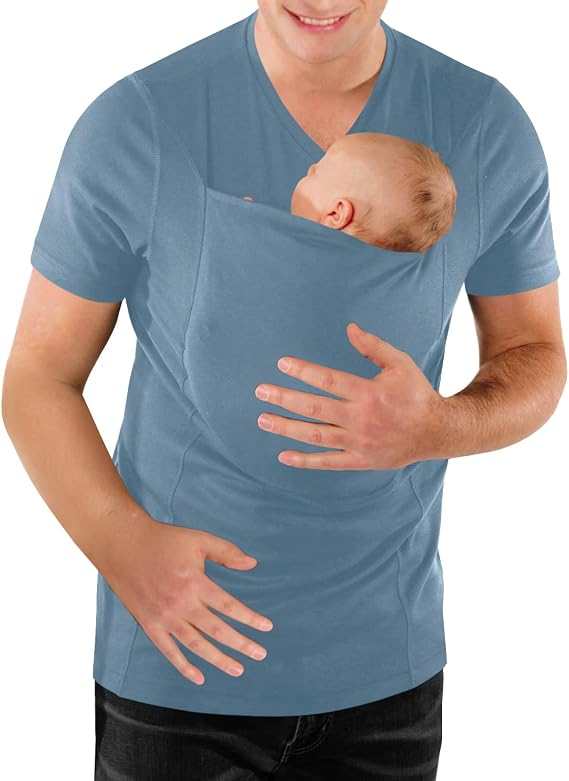 Hands-Free Baby Carrier Shirt For Mom And Dad TH10 171227