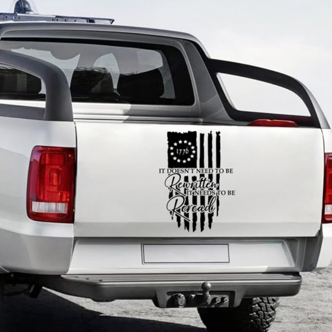 It Doesn't Need to be Rewritten America Car Decal Sticker TH10 896761