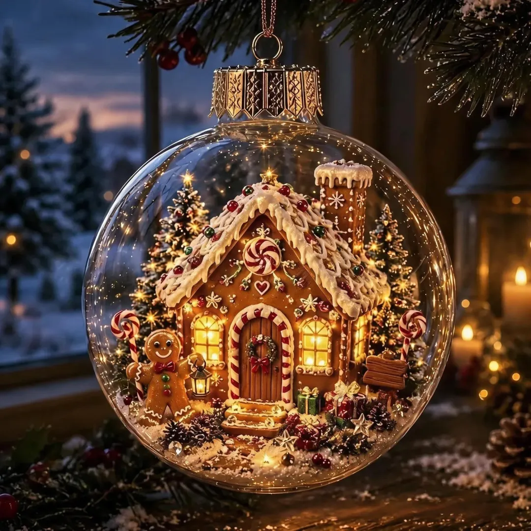 Glowing Christmas Diorama Ornament Home Decor TH10 171181