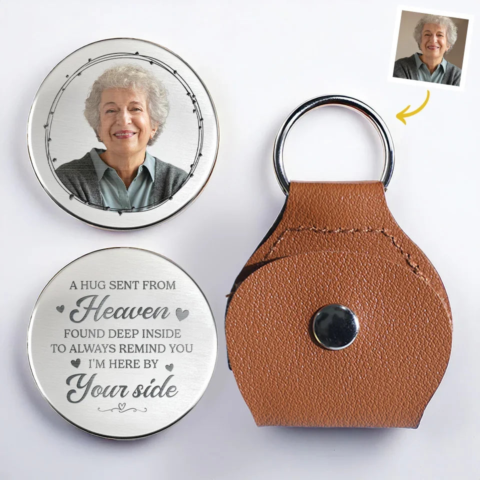 Custom Photo A Beautiful Soul, Forever Cherished - Memorial Personalized Custom Pocket Hug TH10 406036