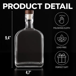 Custom Whiskey Bottle For Dad, To Dad From The Reasons You Drink, Father's Day Gift 177041