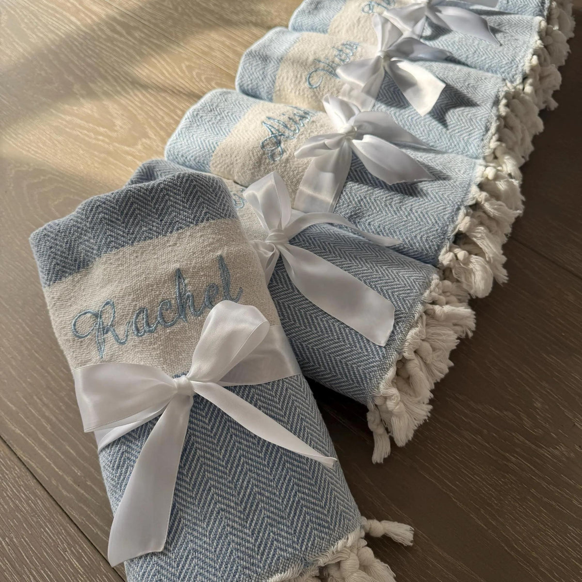 Personalized Name Turkish Beach Towel, Pool Towel- Holiday Gift, Party Gifts, Mother's Day, Bachelorette Favor Towel Gift LM32 899897