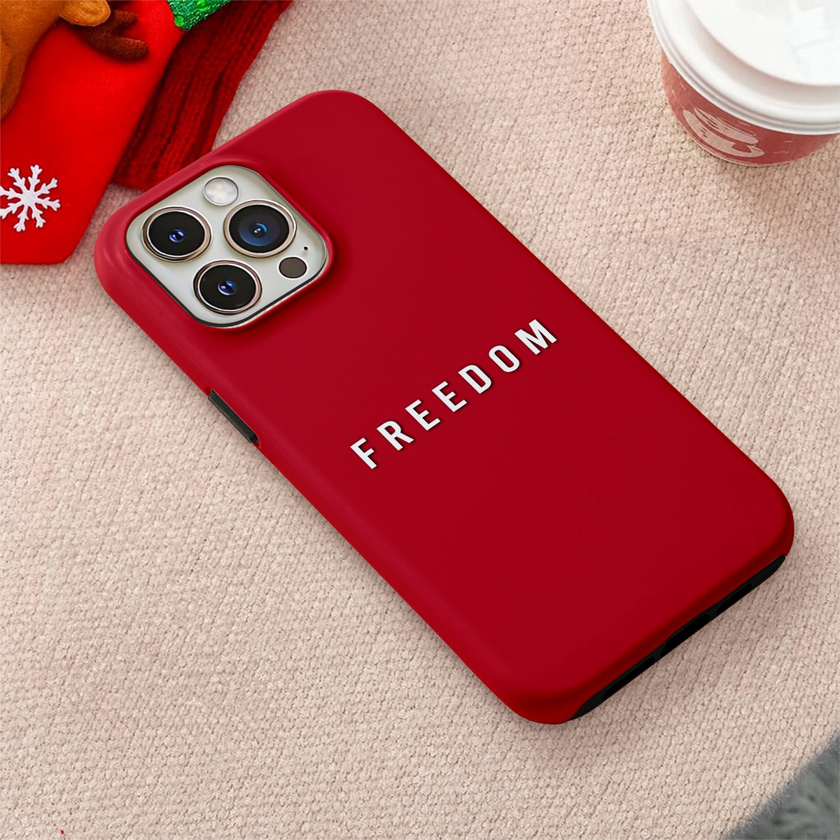 Red White Charlie Kirk Freedom Patriot Phone Case LM32 65761
