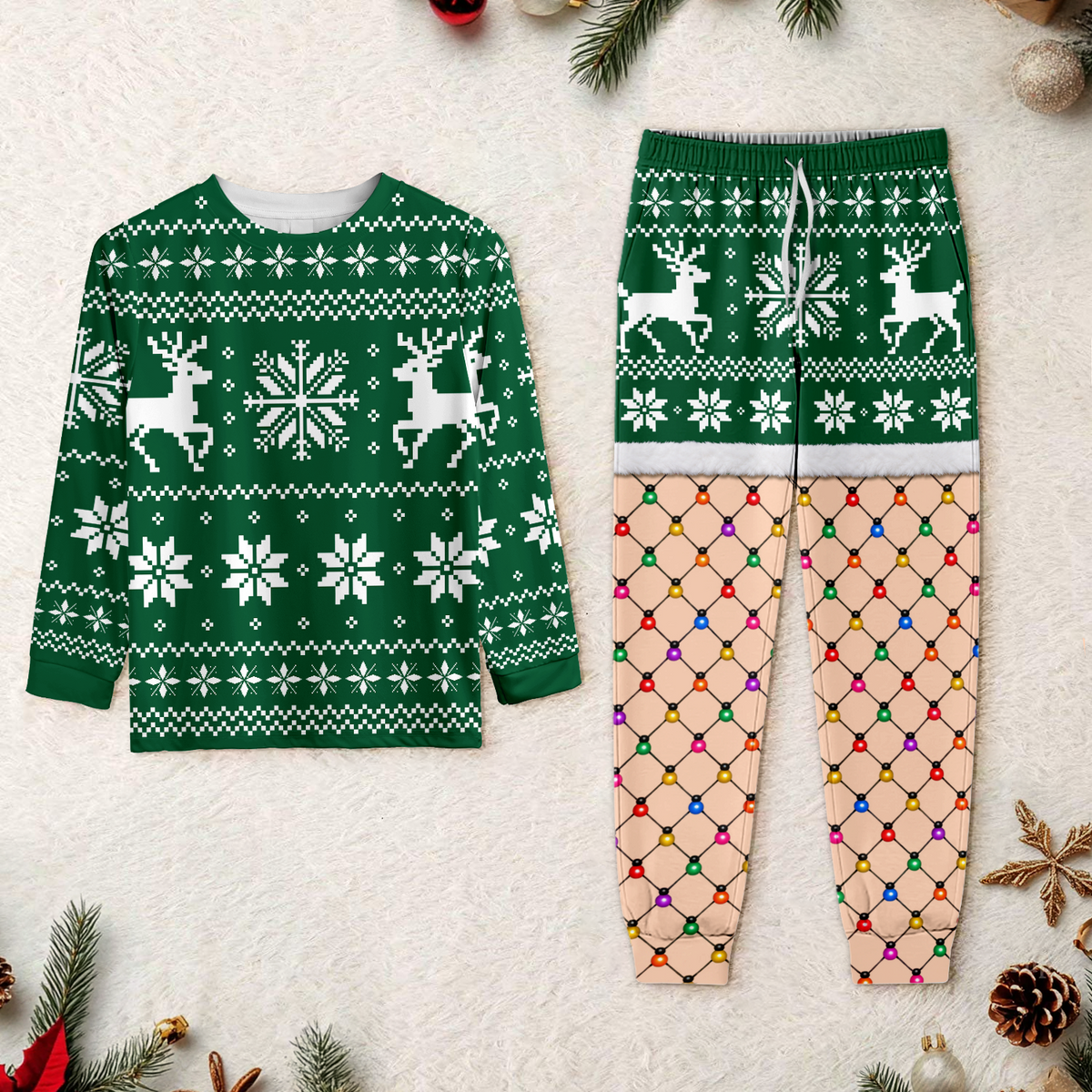 Personalized Funny Christmas Sleepwear Christmas Party Outfit TH10 171289