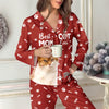 Custom Photo Best Dog Dad Mom Ever Pajamas For Pet Lovers CH07 899118