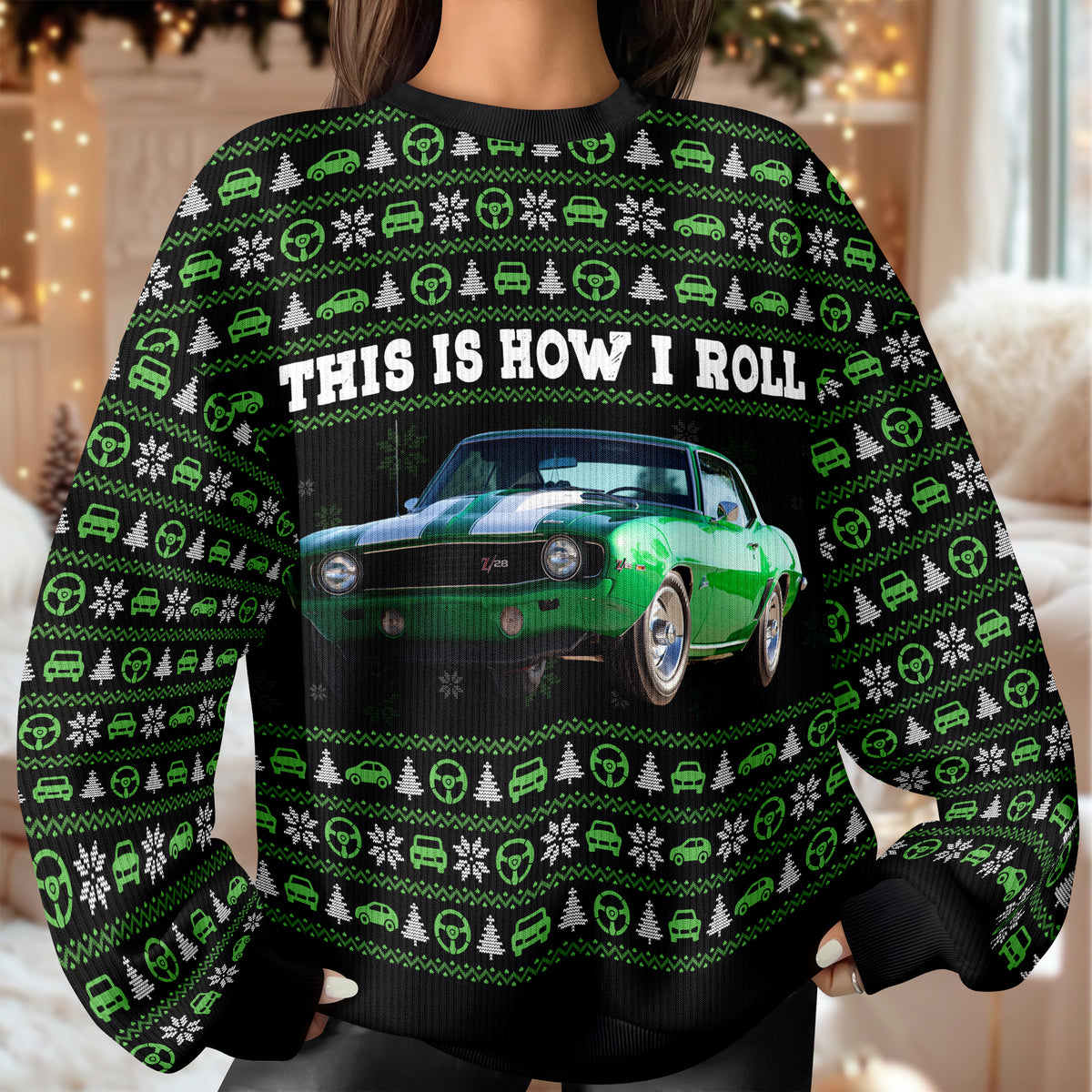 Custom Photo This Is How I Roll Christmas Ugly Sweater CH07 896680