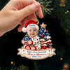 Custom Baby Photo First Christmas Acrylic Ornament HA75 919160