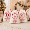 Personalized Name Santa Christmas Sacks, Christmas Holiday Gift Bag HO82 904120
