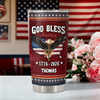 Custom Name America 250 Years of Freedom 1776–2026 Anniversary Fat Tumbler CH07 910586