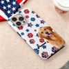 Custom Photo Dog US Pattern Personalized Phone Case HA75 921088
