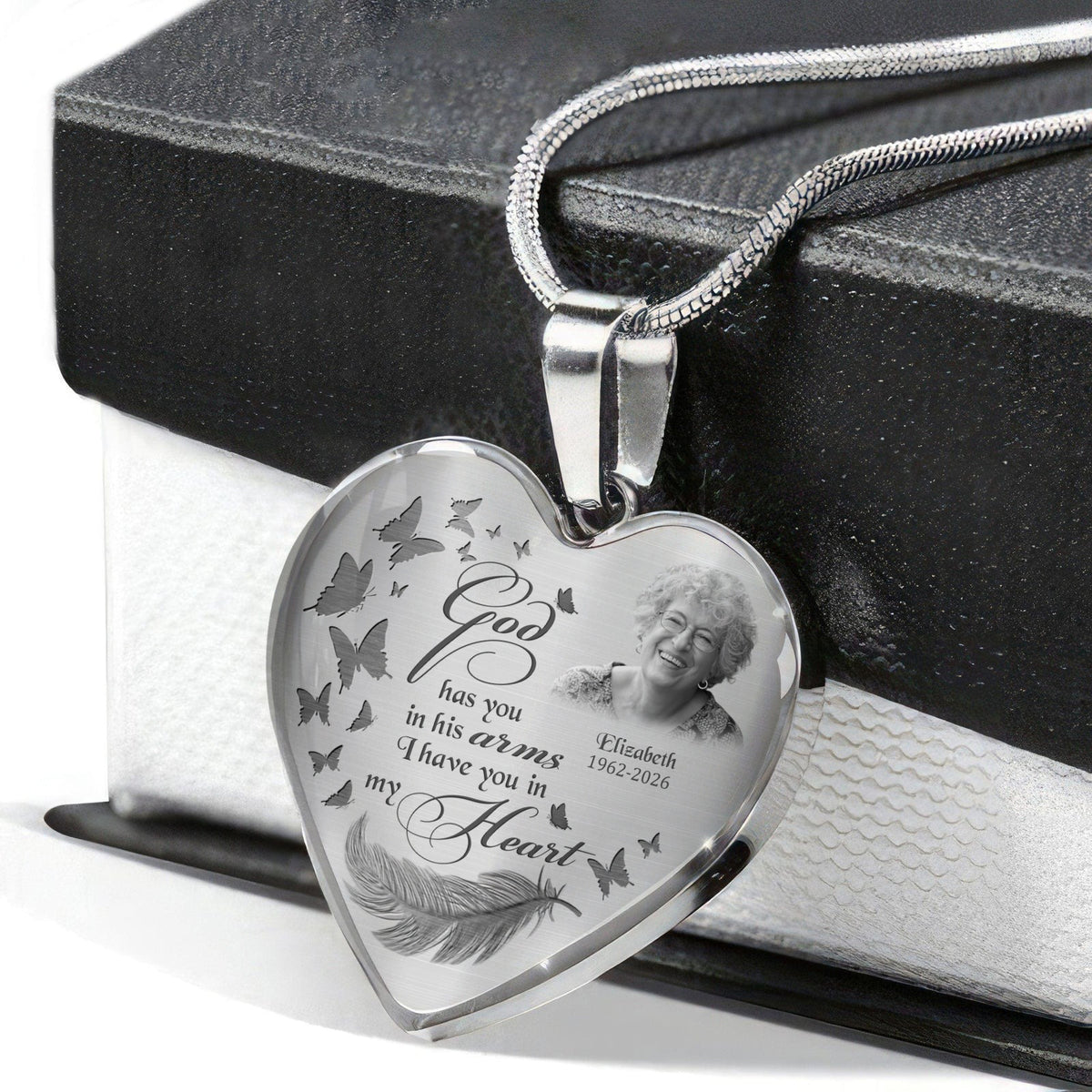 Custom Photo If Love Could Have Saved You Memorial Necklace LM32 899391