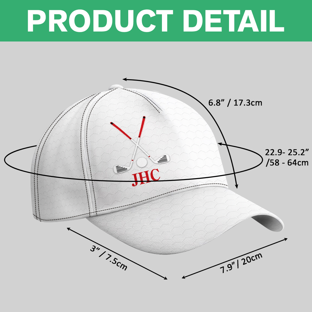 Personalized Monogram Classic Cap Unique Golf Enthusiast Gift, Golfers and Coaches Gift HO82 902348