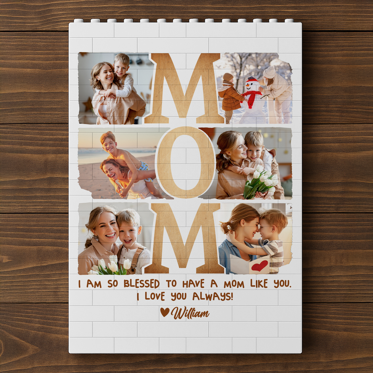 Custom Photo I Am So Blessed To Have A Mom Like You Building Block HO82 901426