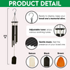 Personalized Memorial Wind Chimes – Custom Name & Dates Remembrance Gift for Loss of Loved One LM32 669527