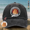 Custom Photo Human Belongs To Cat Washed Denim Baseball Cap HA75 897230
