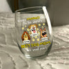 Woof Best Dog Mom Personalized Wine Glass Mother's Day Gifts HA75 892154