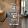 250 Years Of Freedom Since 1776 USA Bald Eagle America Flag Decanter HA75 897374