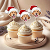 Custom Photo Cute Dog Cupcake Topper Christmas Gift For Dog Lovers TH10 894753