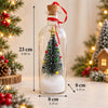 Recordable Voice Message Christmas Bottle Tree Ornament, Keepsake for Family LM32 670073