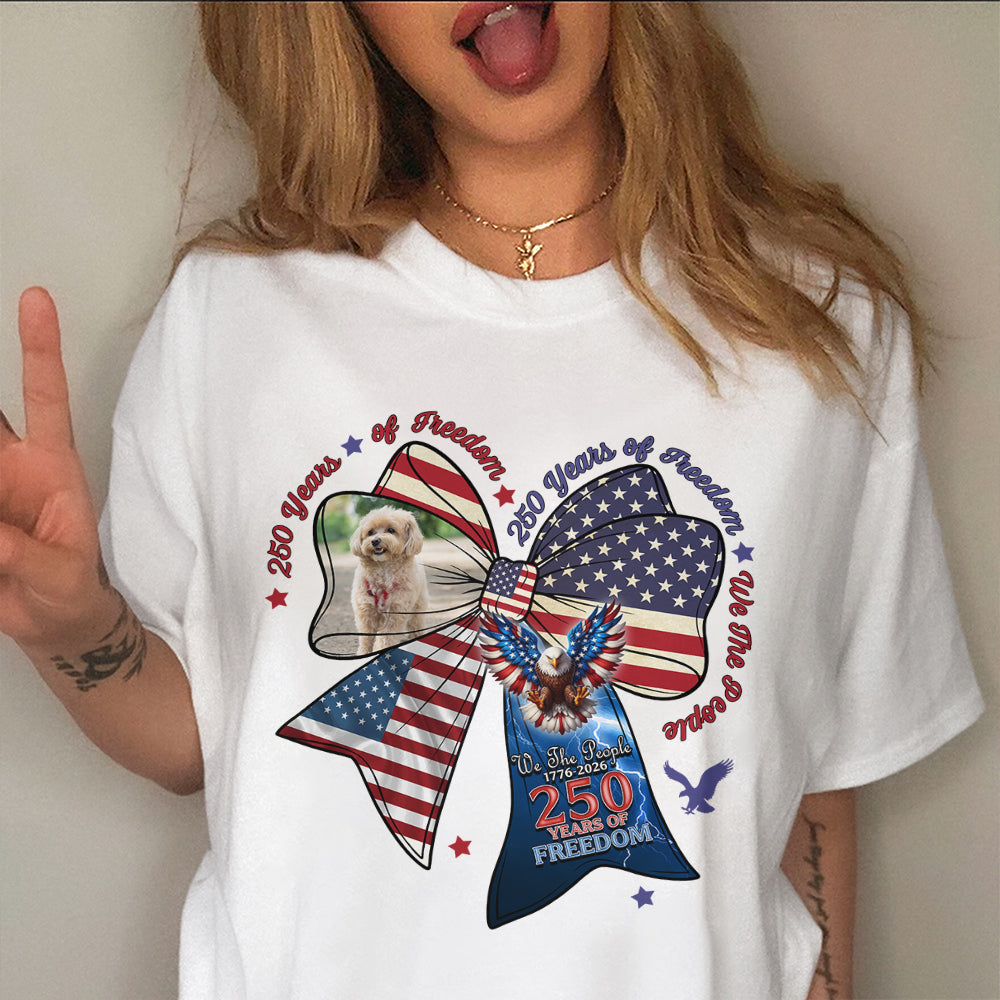 Personalised 250 Years of Freedom Patriotic Eagle We The People Comfort Shirt LM32 899065