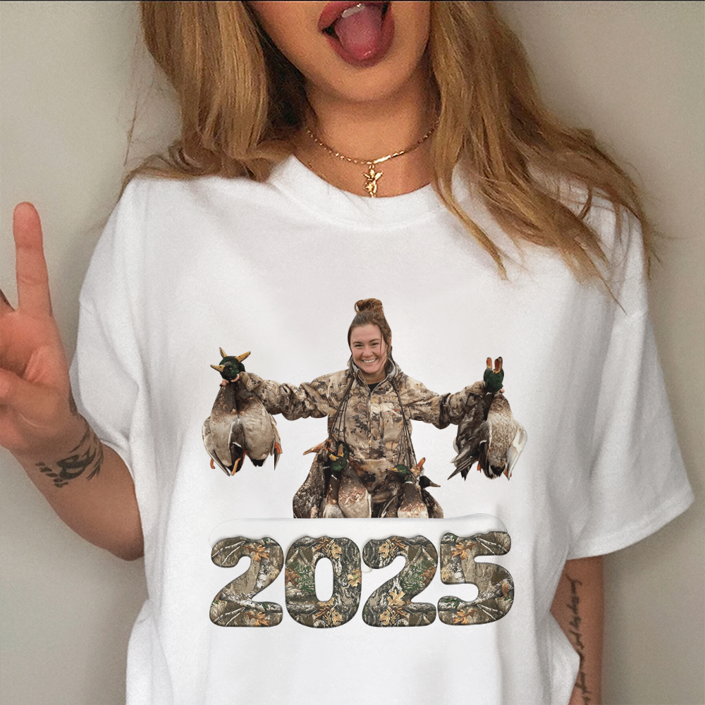 Custom Photo Bright Shirt Christmas Gifts For Duck Hunting HA75 898368