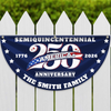 Custom Name America 250 Years Semiquincentennial Patriotic 1776-2026 Fan Flag CH07 910576