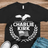 Justice for Charlie Kirk - Prayers Up for Charlie Memorial Dark Shirt LM32 65623