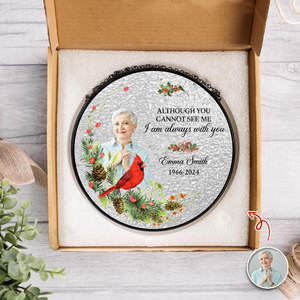 Custom Photo I Am Always With You Stained Glass Suncatcher LM32 897501